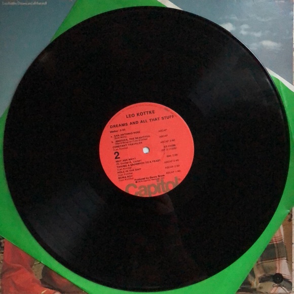 Leo Kottke Dreams And All That Stuff Vinyl Lp '74 - Picture 7 of 8